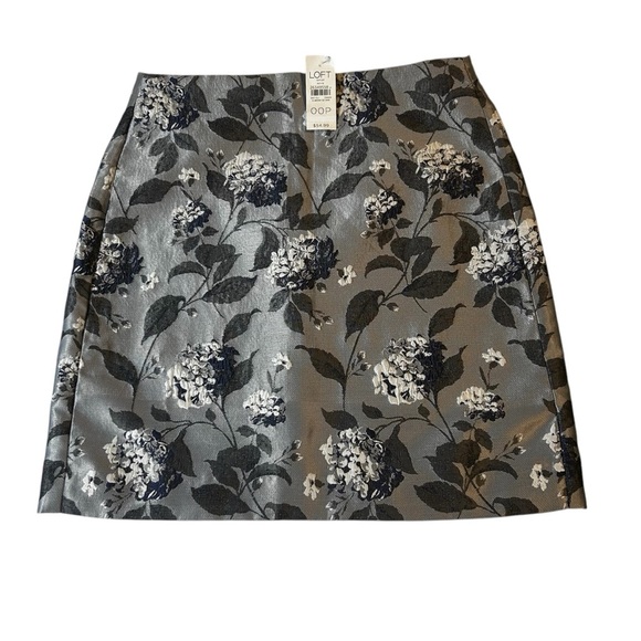 LOFT Outlet Brocade Mini Skirt. NWT. - Picture 1 of 6